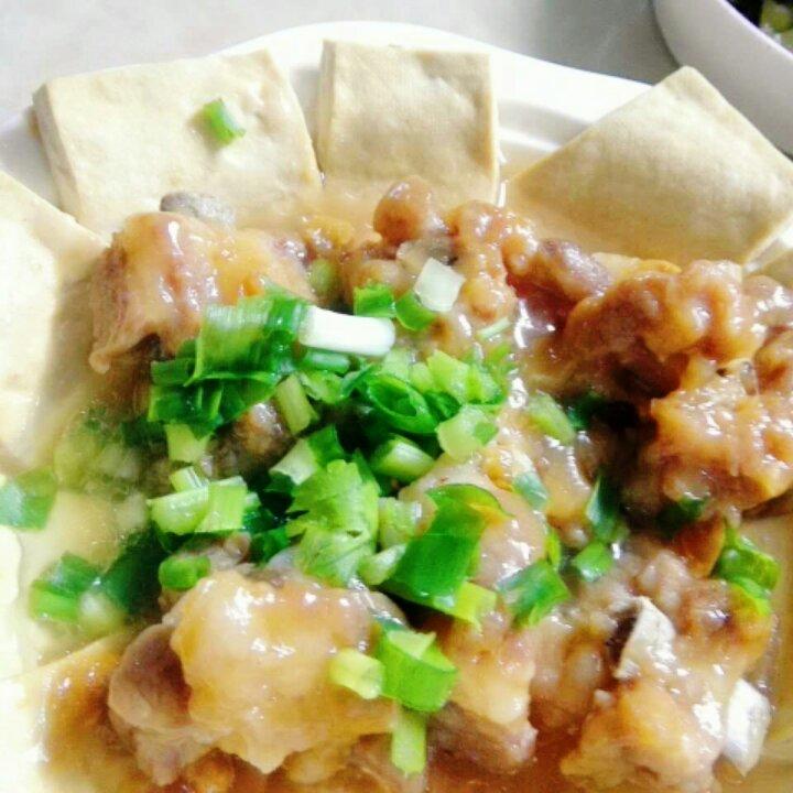 排骨蒸豆腐
