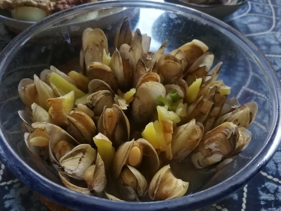 原汁原味的插蛏（蛏子）