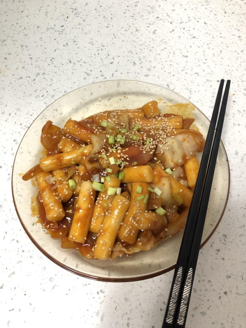 韩式辣炒年糕（or网红芝士套路之芝心年糕）