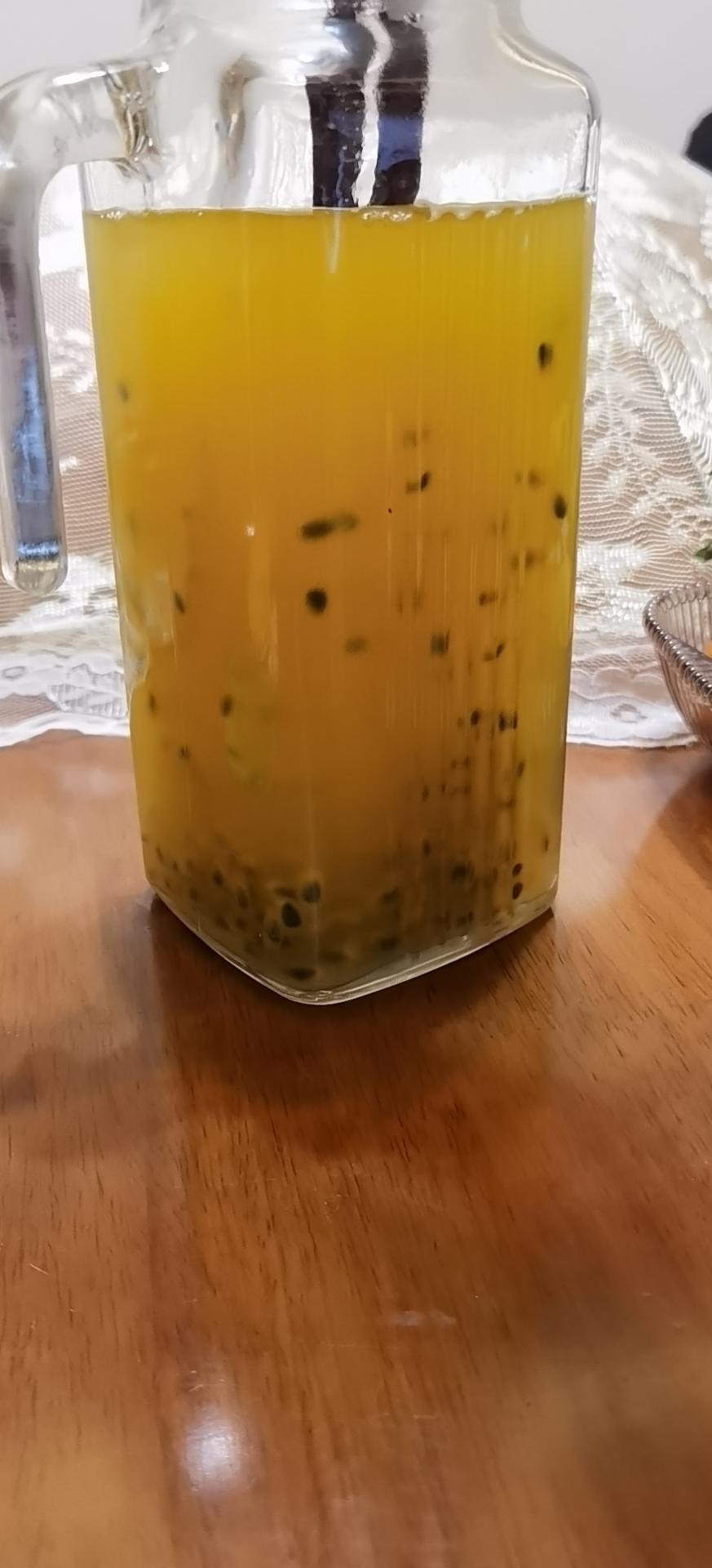 百香果蜜糖水果茶的做法