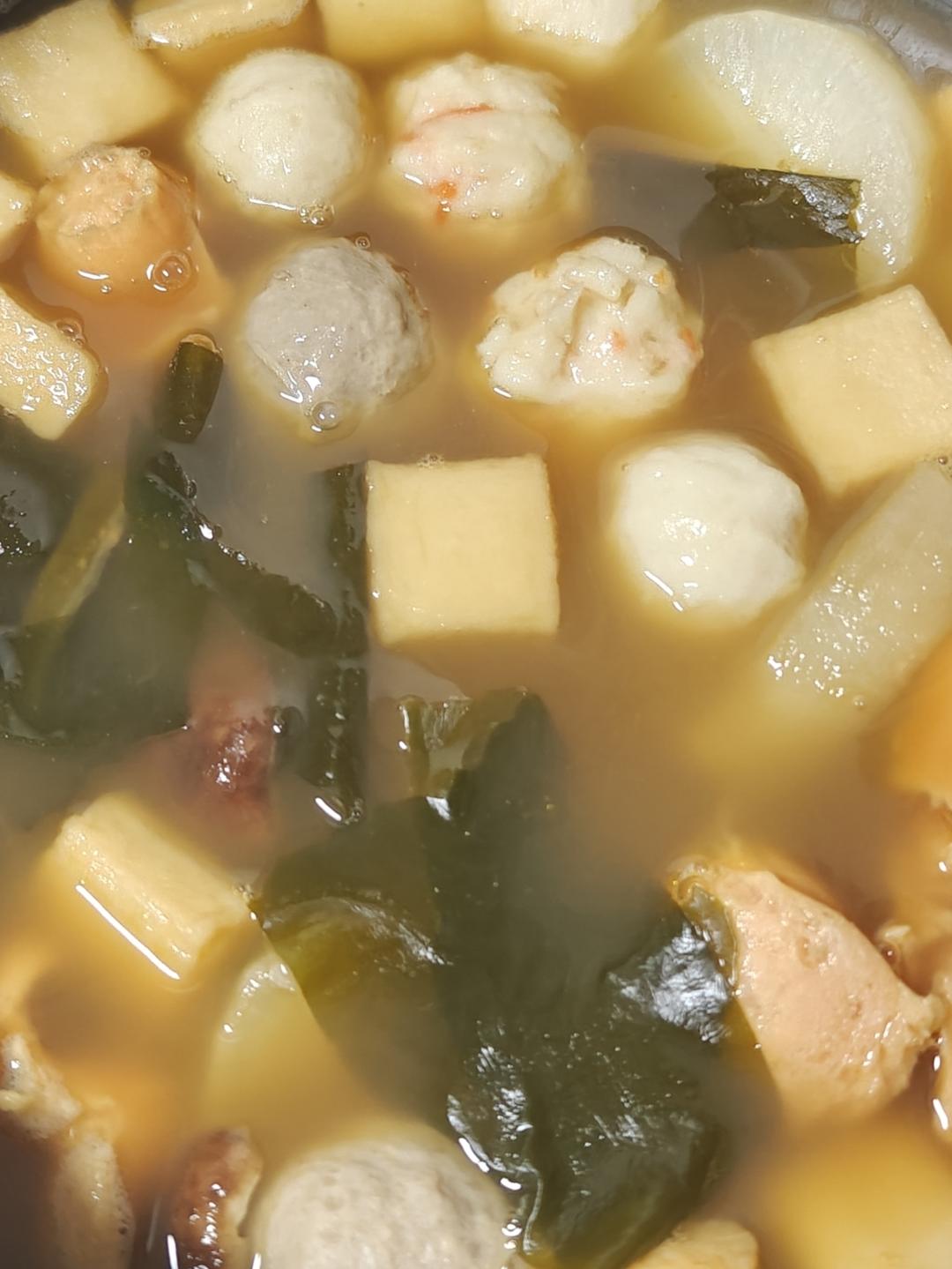 家庭关东煮｜汤底比便利店鲜甜