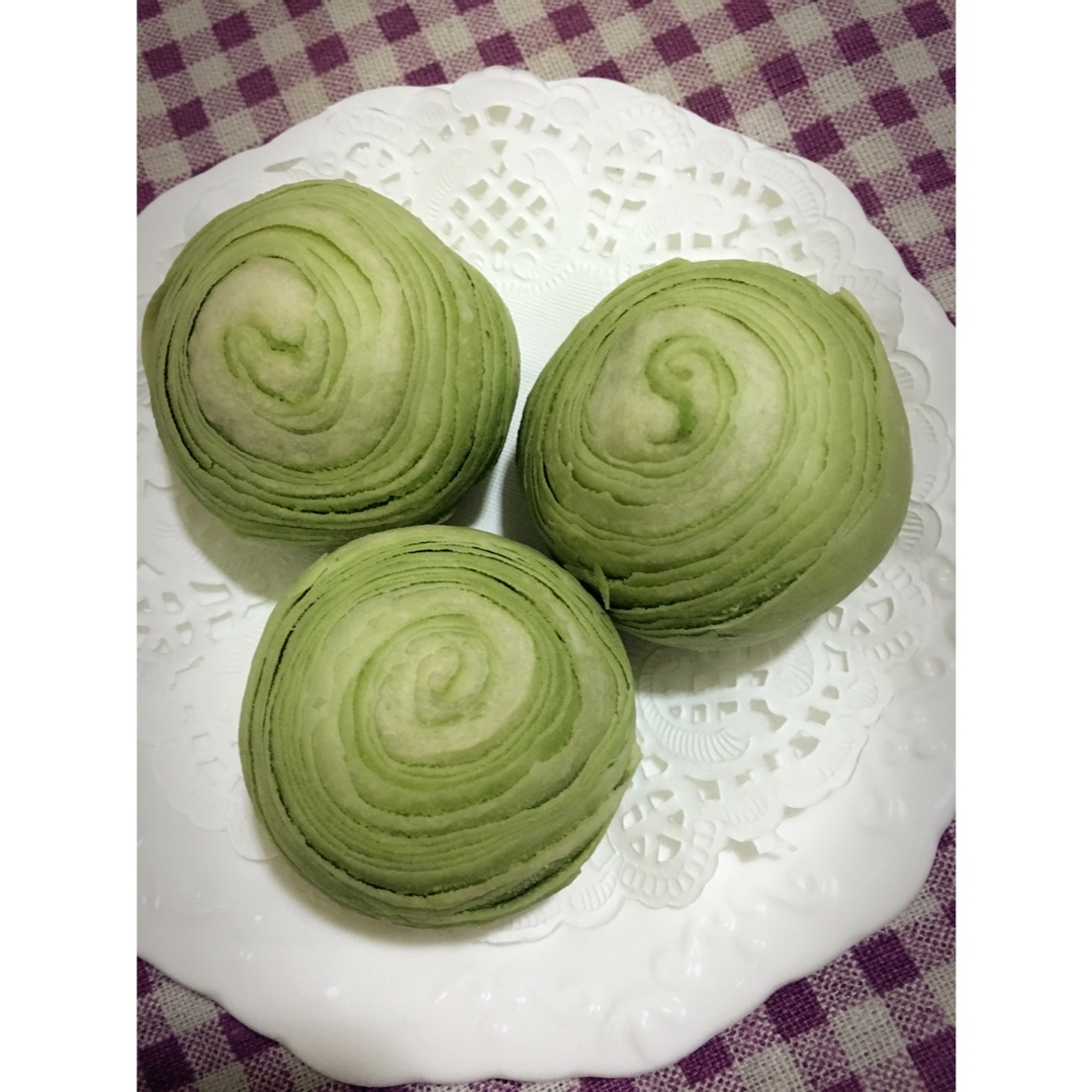 蛋黄酥~紫薯、抹茶、原味~花好月圆，中秋快乐~内附一次做六色蛋黄酥方法~