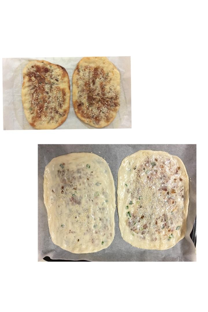 👩‍🍳香喷喷的榨菜鲜肉锅盔～吃一次忘不了💁🏻‍♀️