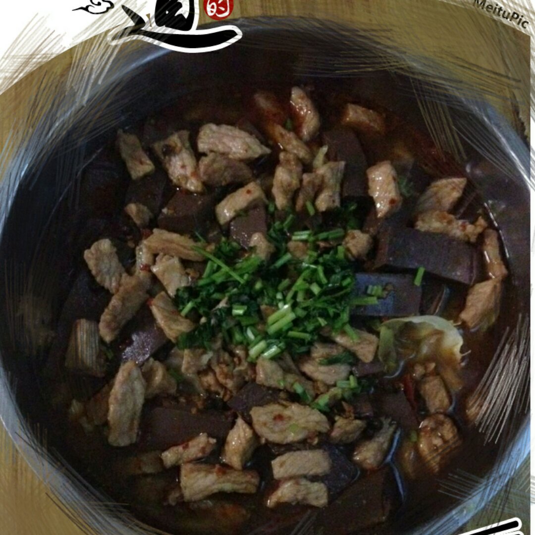 香辣毛血旺