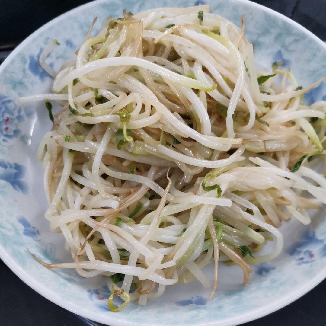 素炒豆芽
