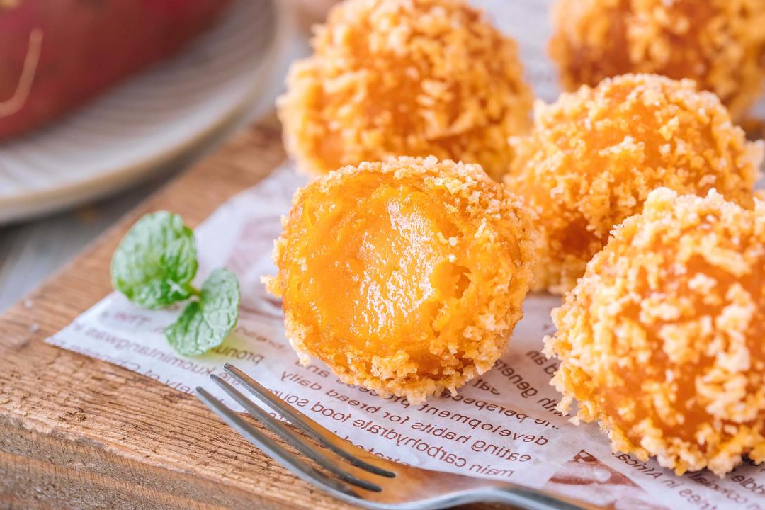 红薯丸子的做法