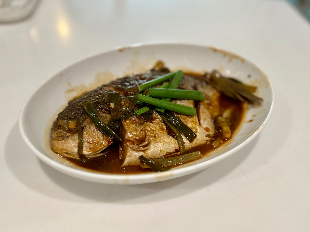 红烧金鲳鱼
