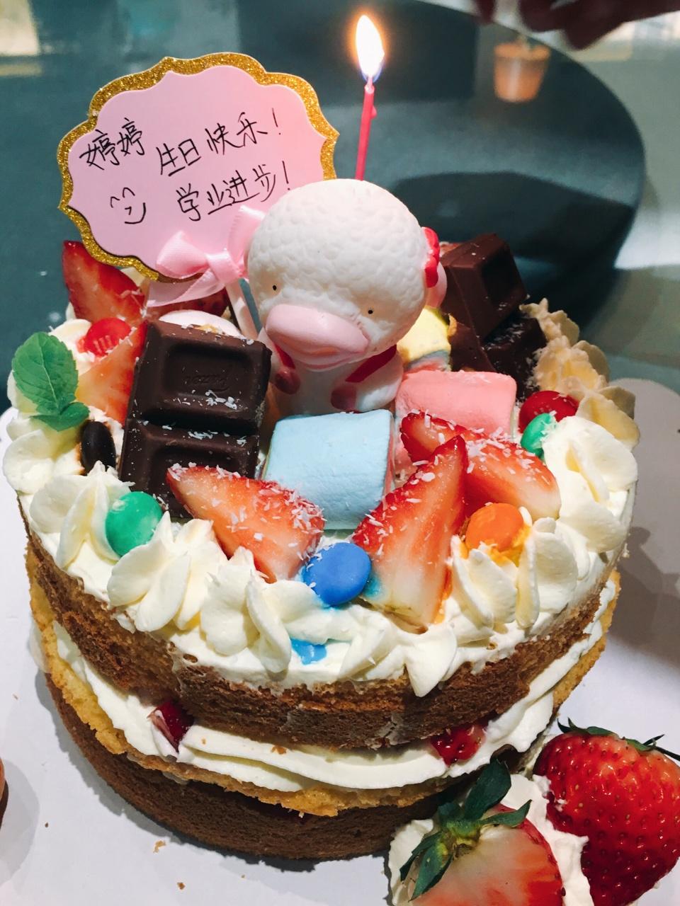 懒人最爱の裸蛋糕（8寸）