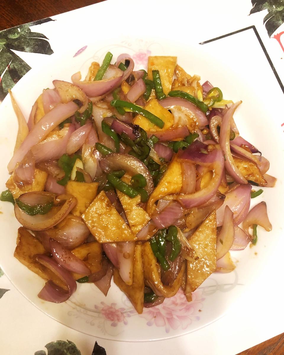 素炒鱼饼