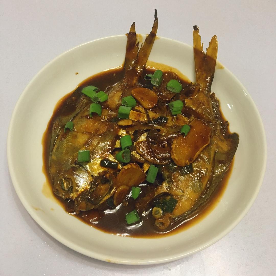 家常红烧鲳鱼