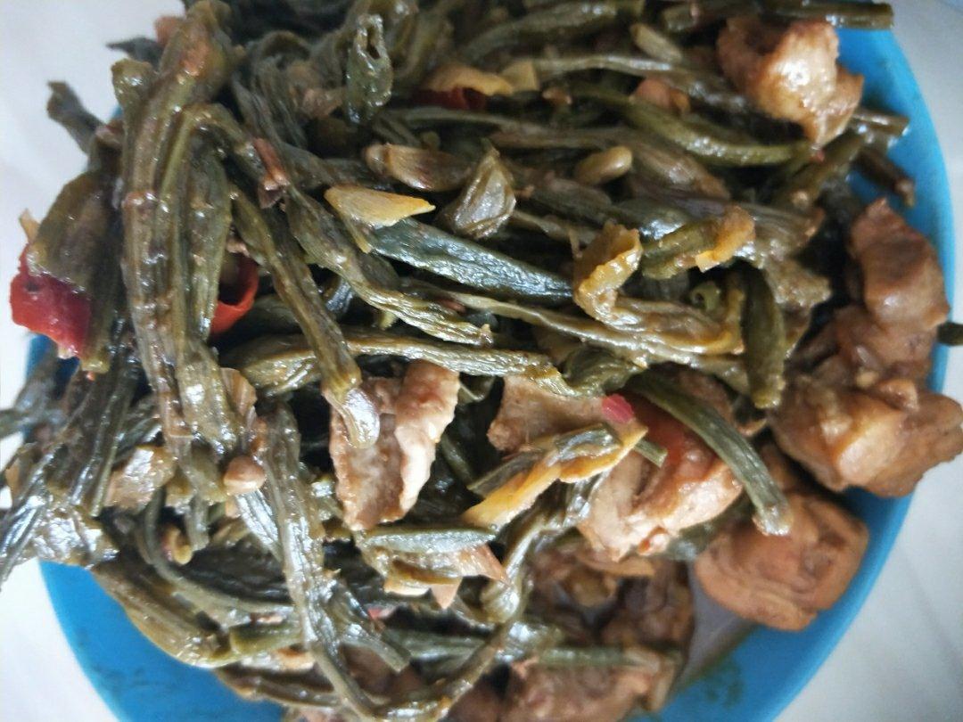 蒸出来的豆角酿肉