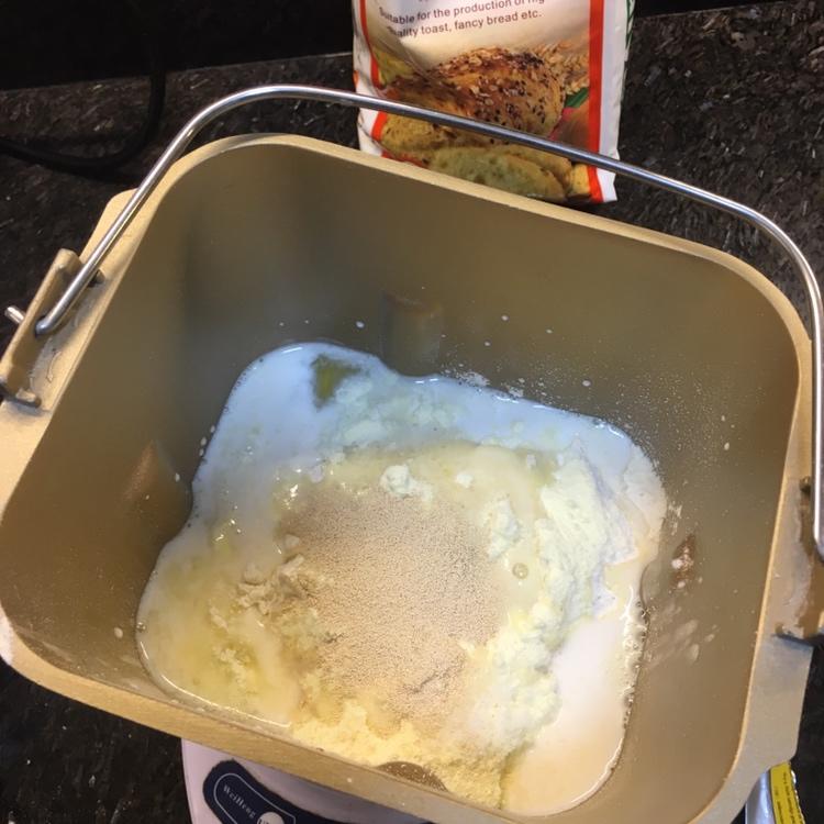 纯奶手撕吐司的做法 步骤1