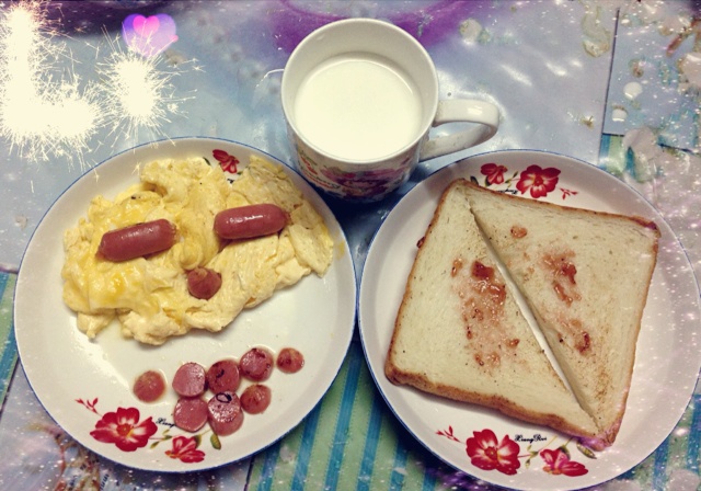 美式炒蛋 scrambled eggs