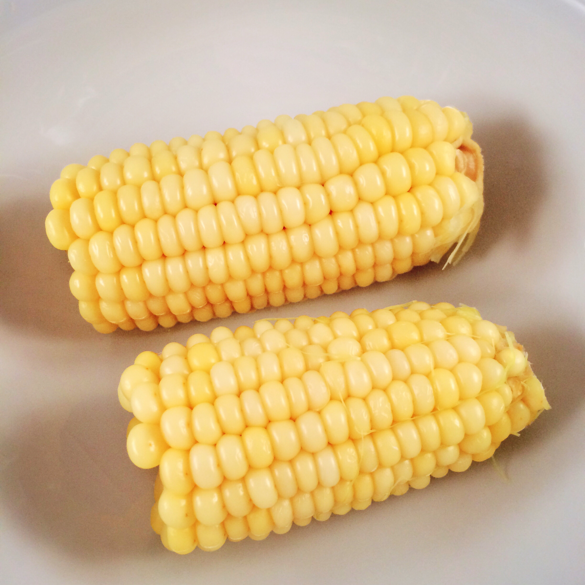 清煮甜玉米