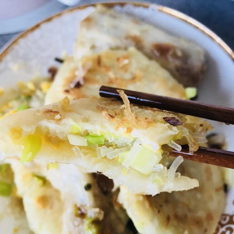 薄皮韭菜饼