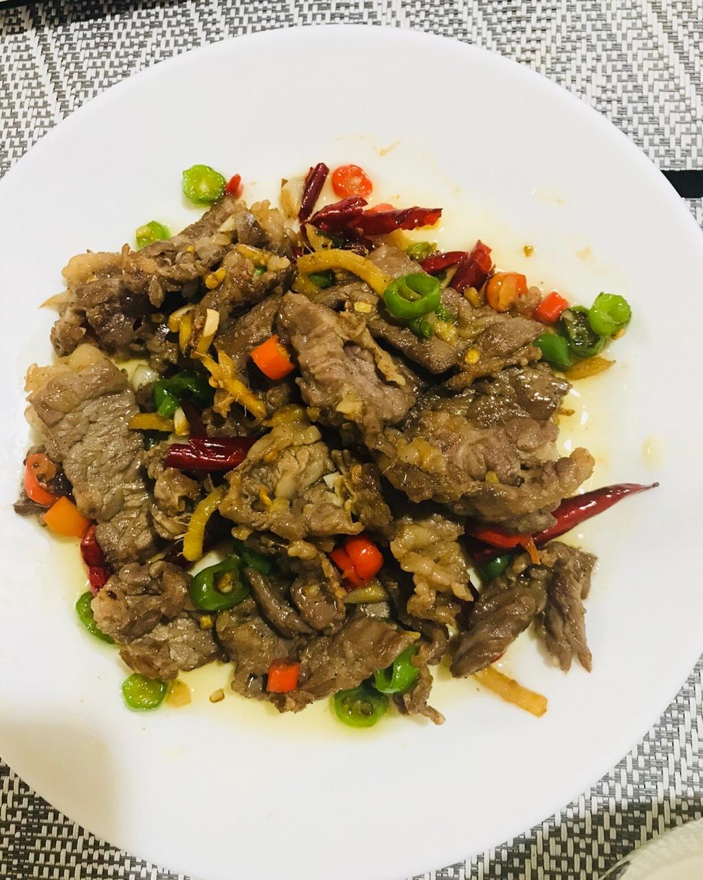 小炒牛肉