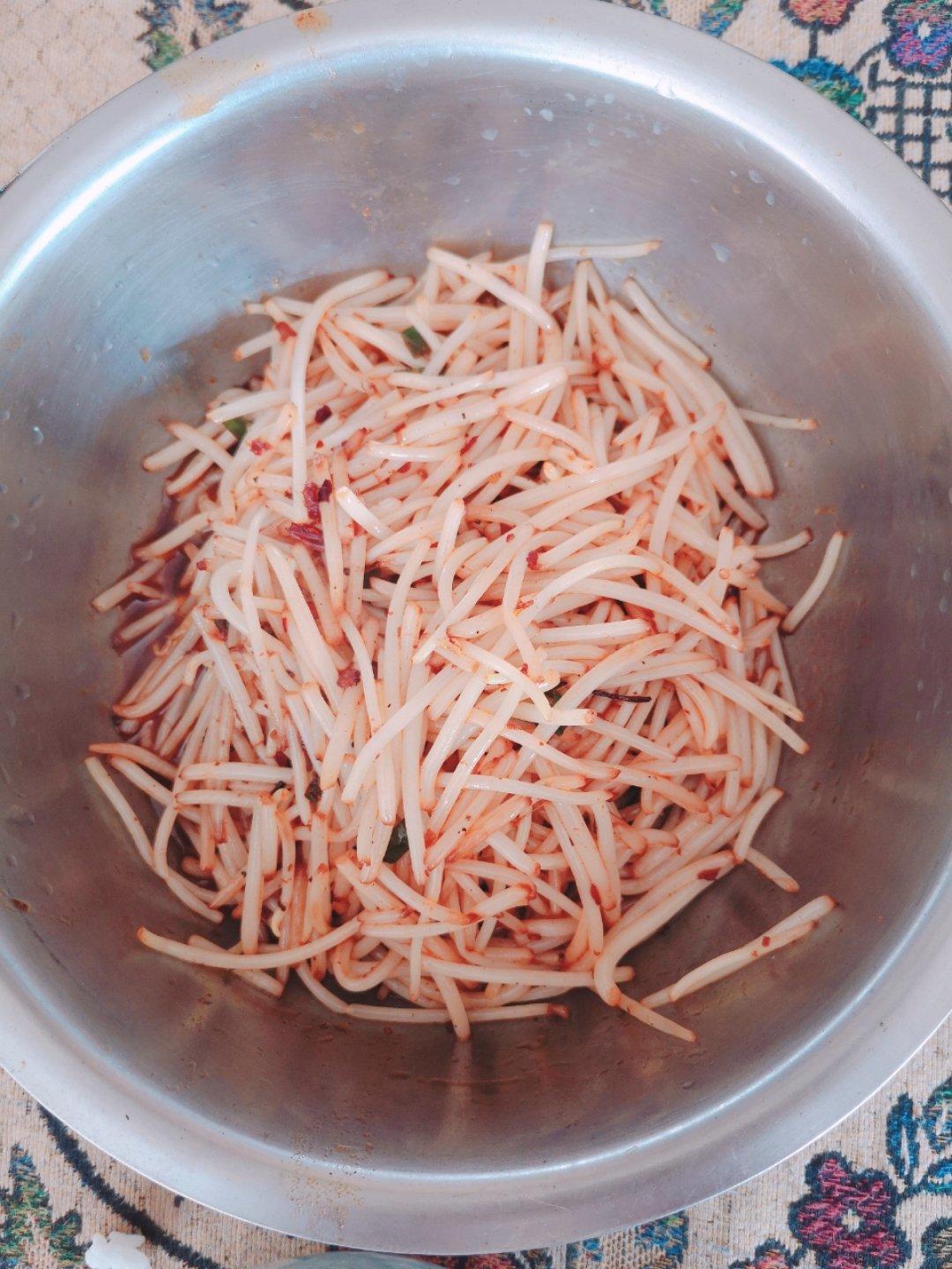 素炒豆芽