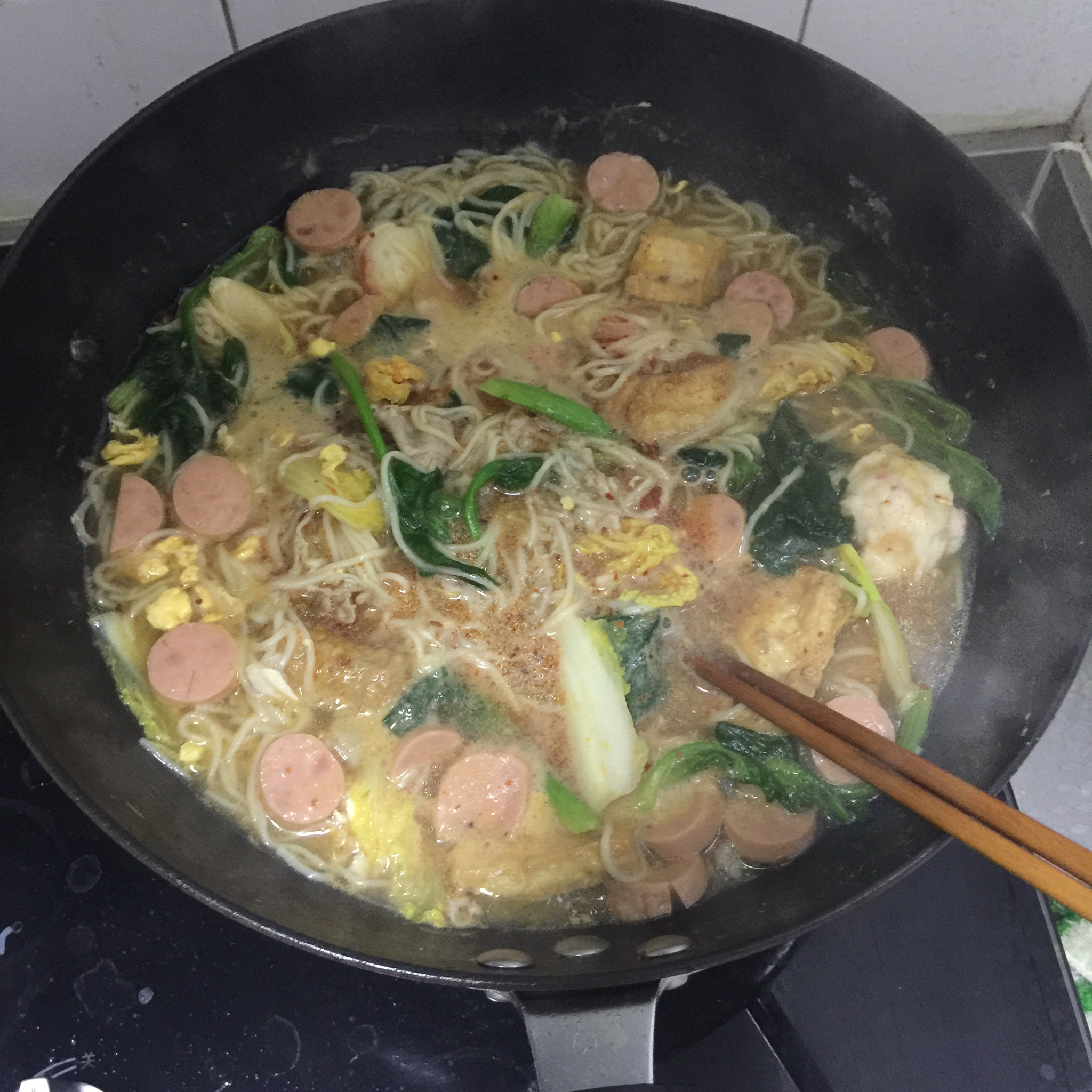 鸡蛋汤面