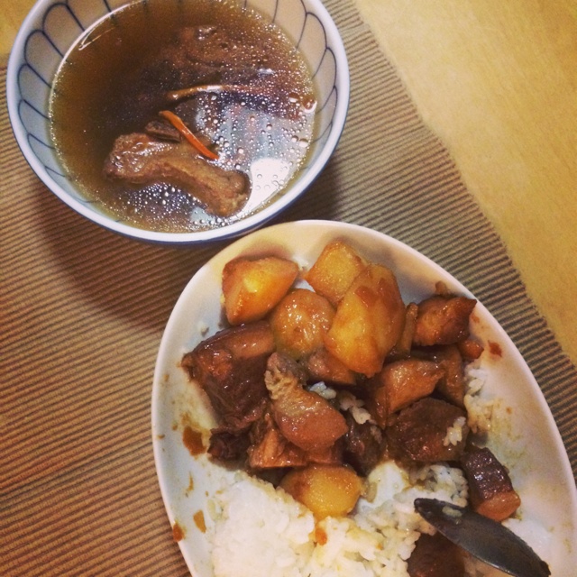 土豆烧肉