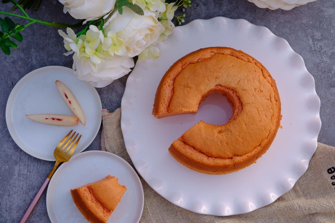 红曲乳酪戚风的做法