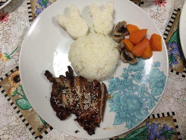 照烧鸡腿饭