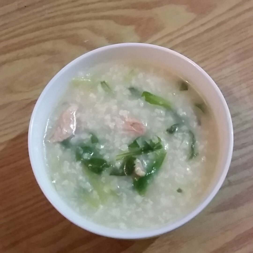 青菜瘦肉粥