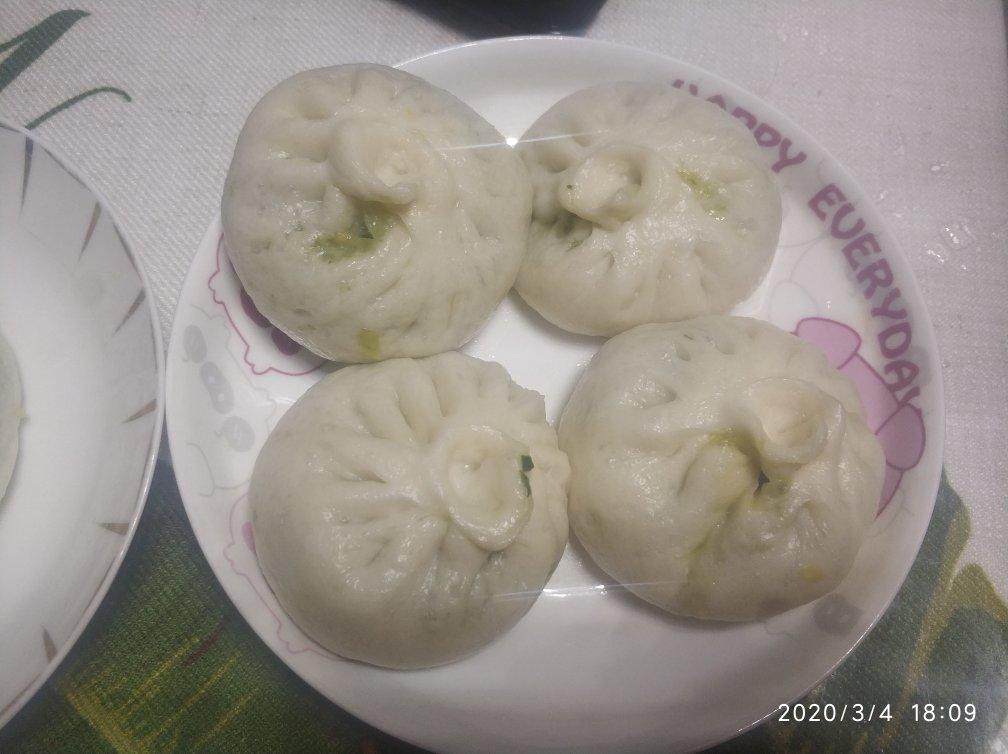 红萝卜圆白菜素菜包子（一次性发酵，附视频）