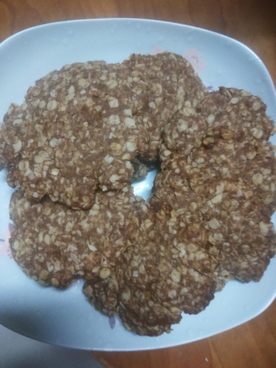 素食:有机燕麦芝麻大饼干