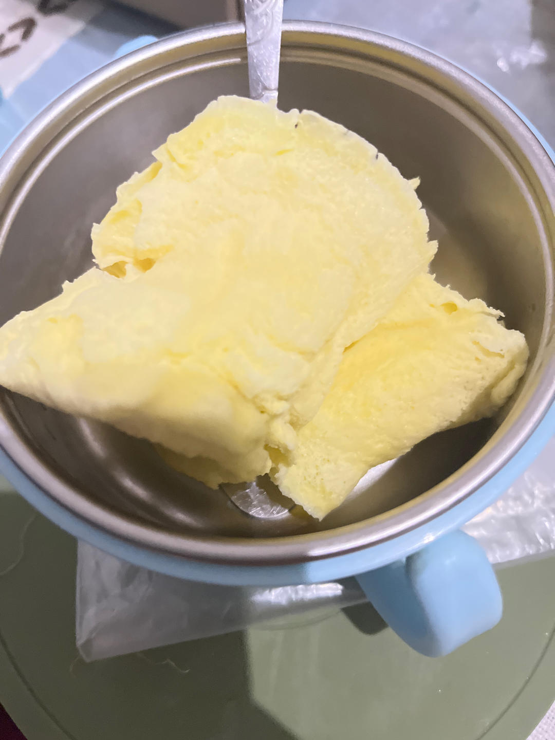 微波炉两分钟无油低糖戚风蛋糕简单快手(无打蛋器无称液体版)