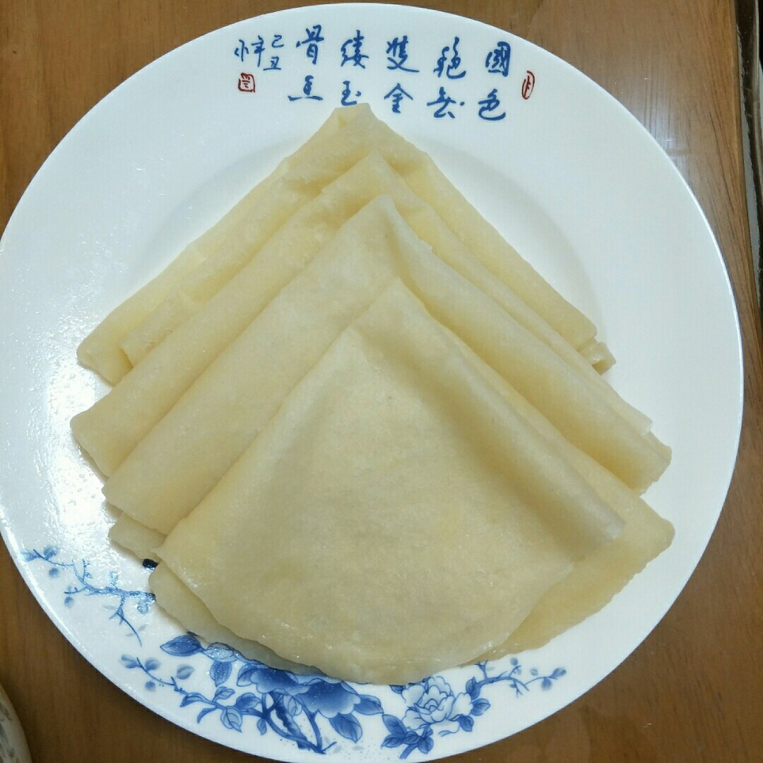 蓝色思念小何做的薄饼