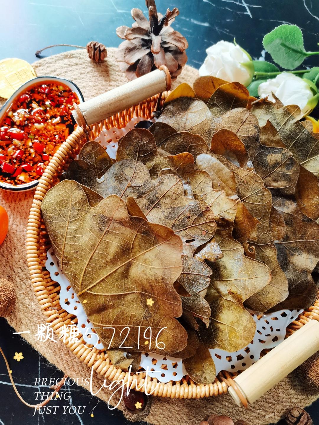 东北传统美食༄「桲椤叶饼」༄🤤🤤🤤