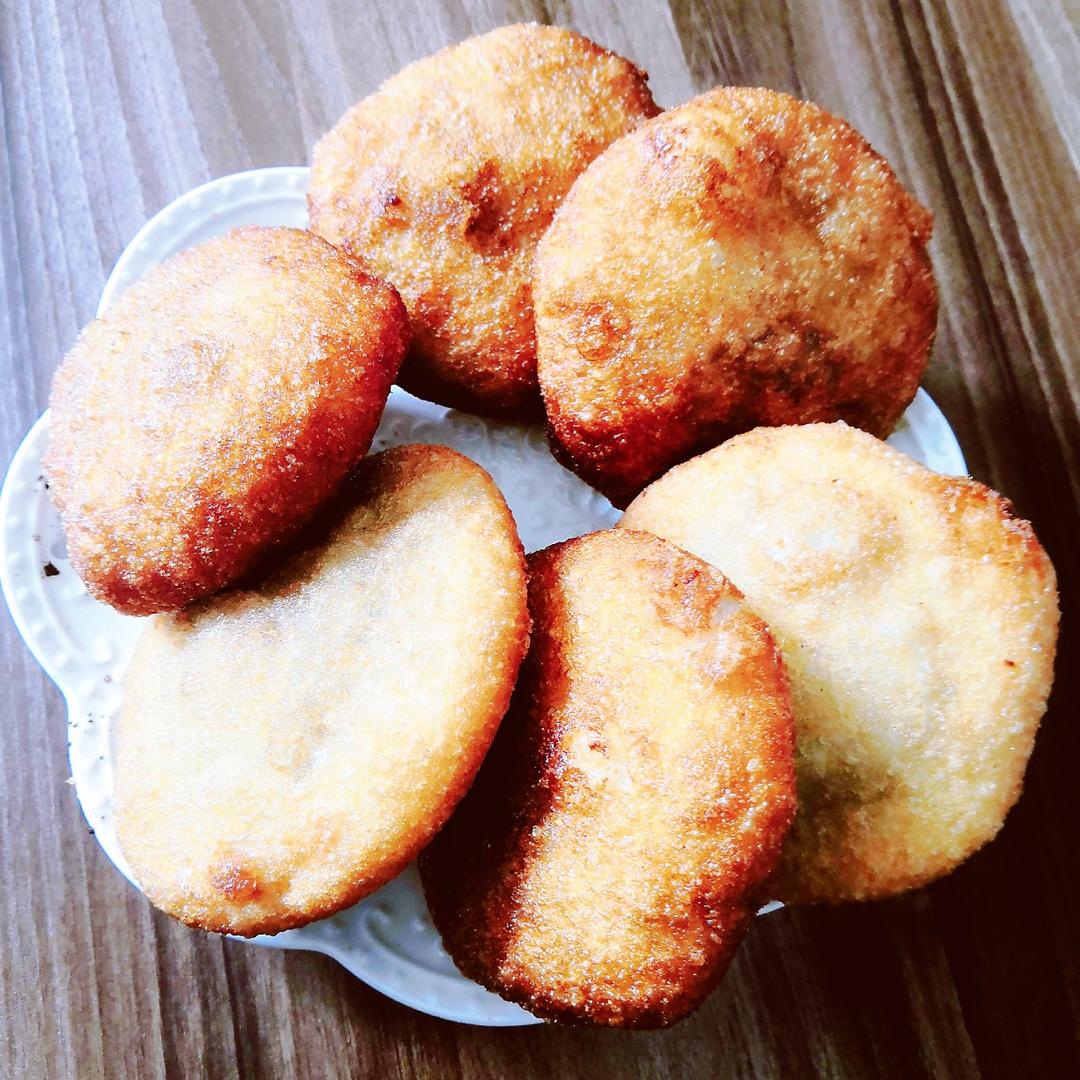 东北油炸糕（糯米粉豆沙馅儿）不翻车很简单