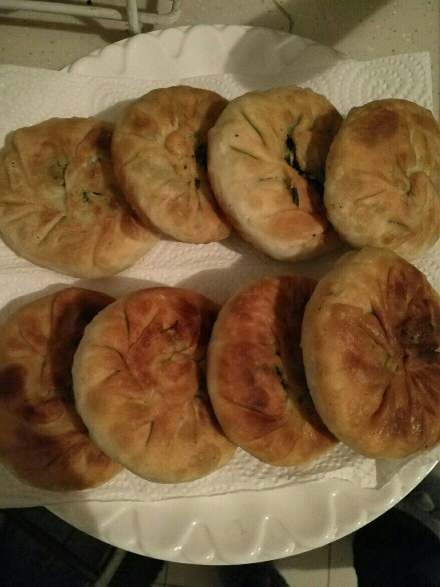 薄皮韭菜饼