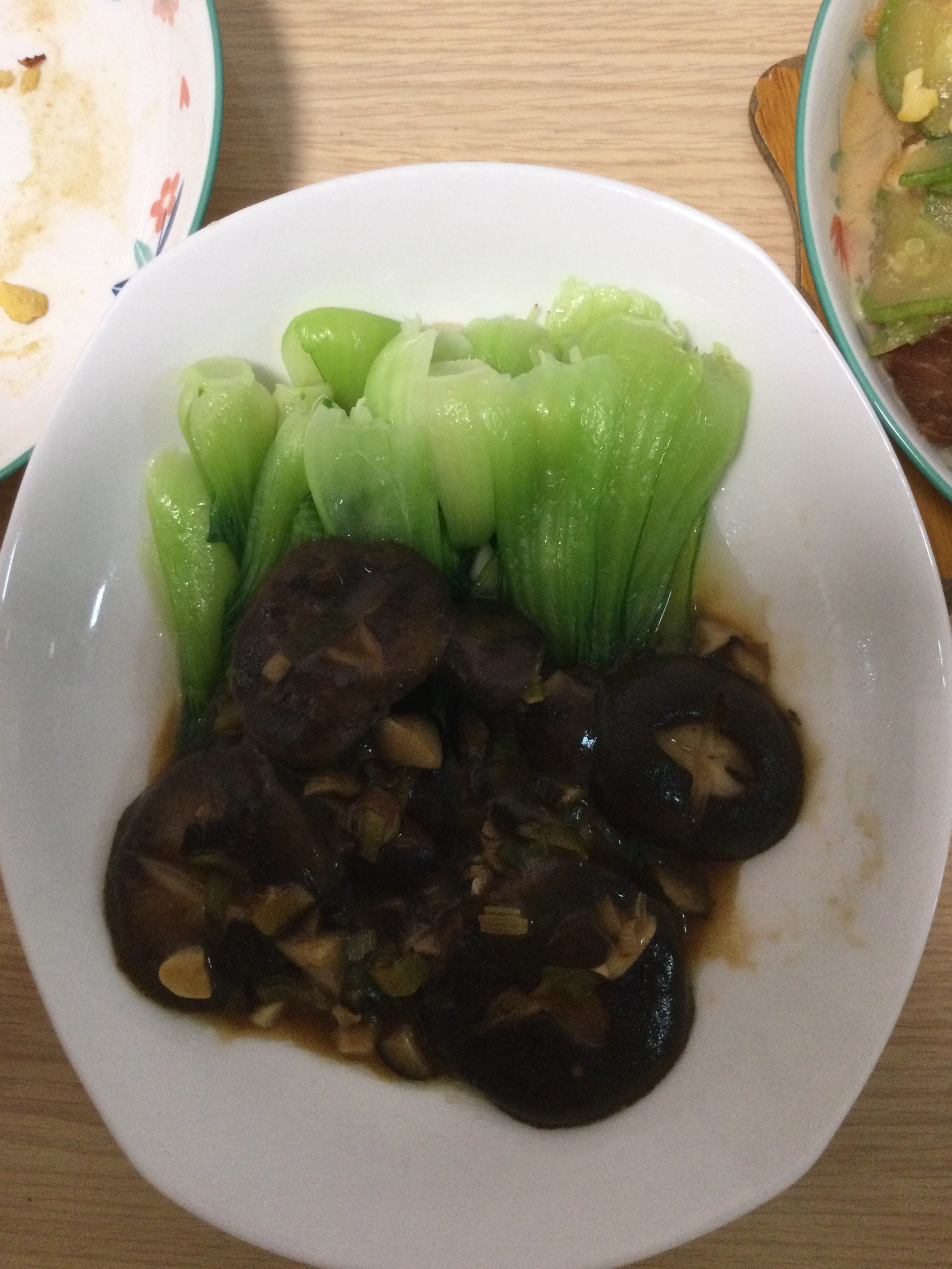 蚝油香菇小油菜