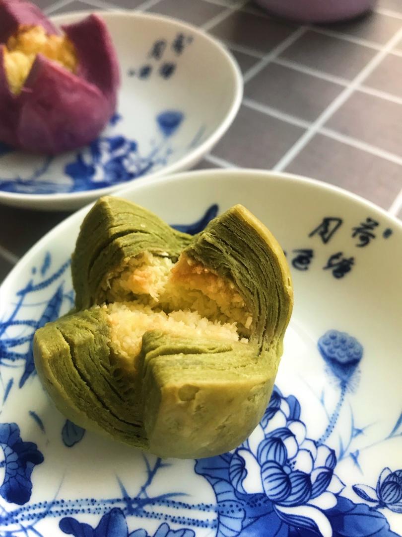 花开富贵之四种口味的椰蓉开口酥