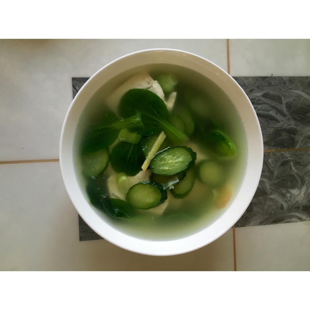 青菜豆腐汤
