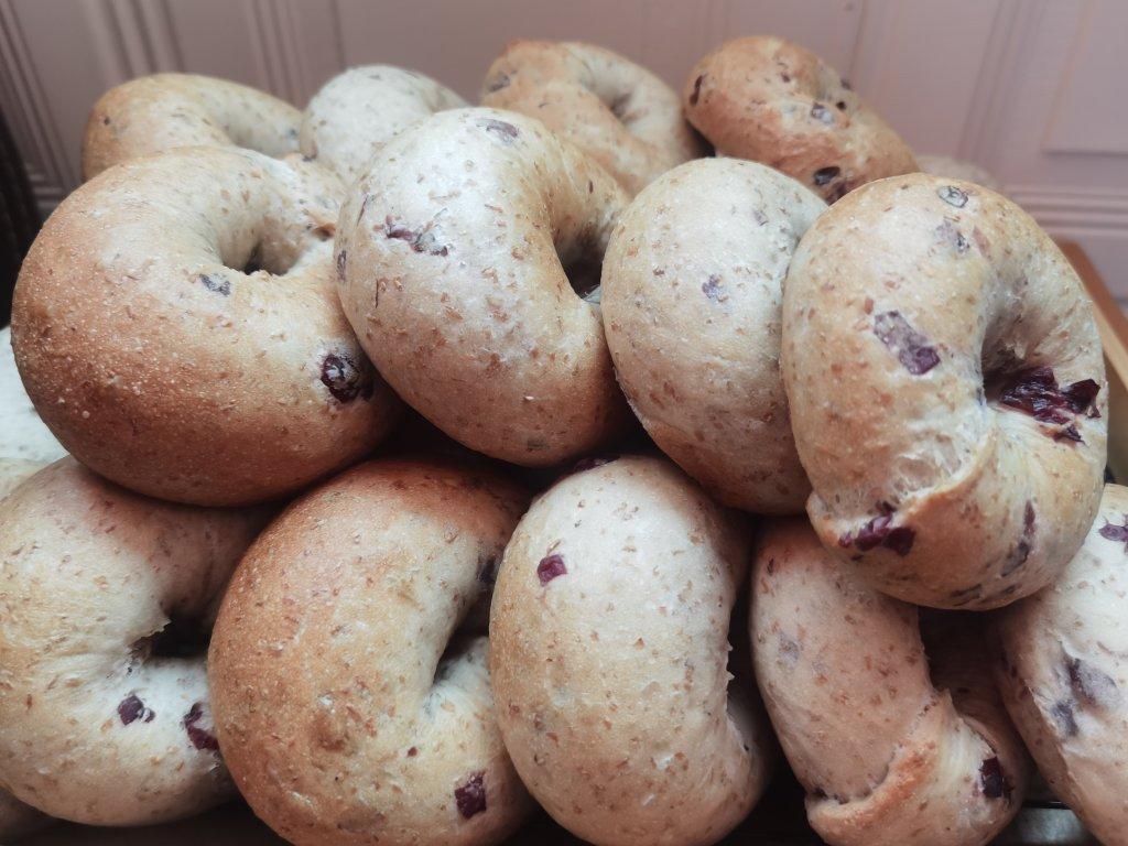 来吃圈圈吧！——全麦蔓越莓贝果