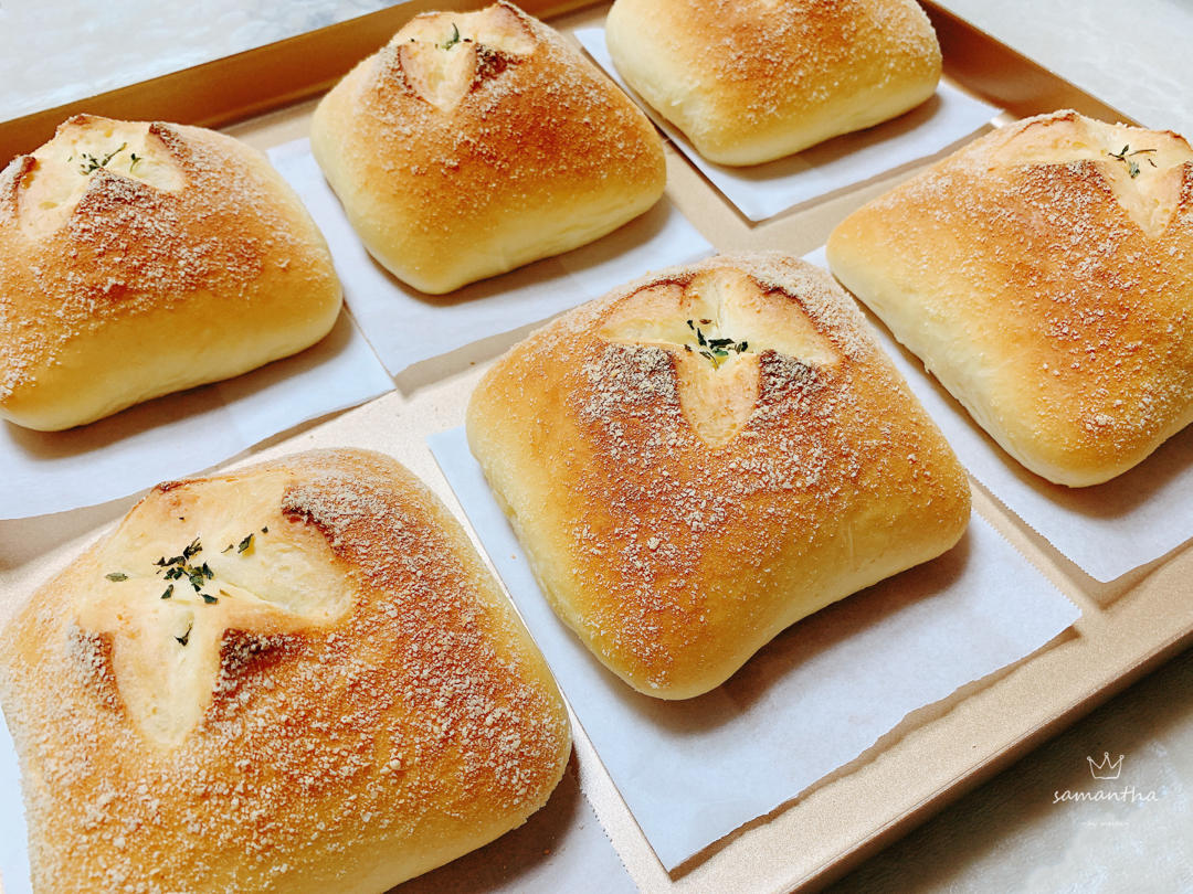 芝士熏鸡面包（万用方子）