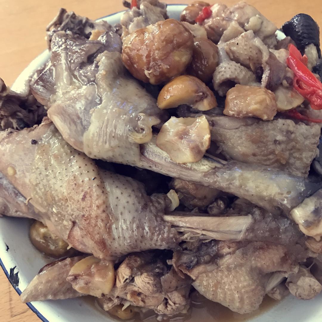 板栗烧鸡