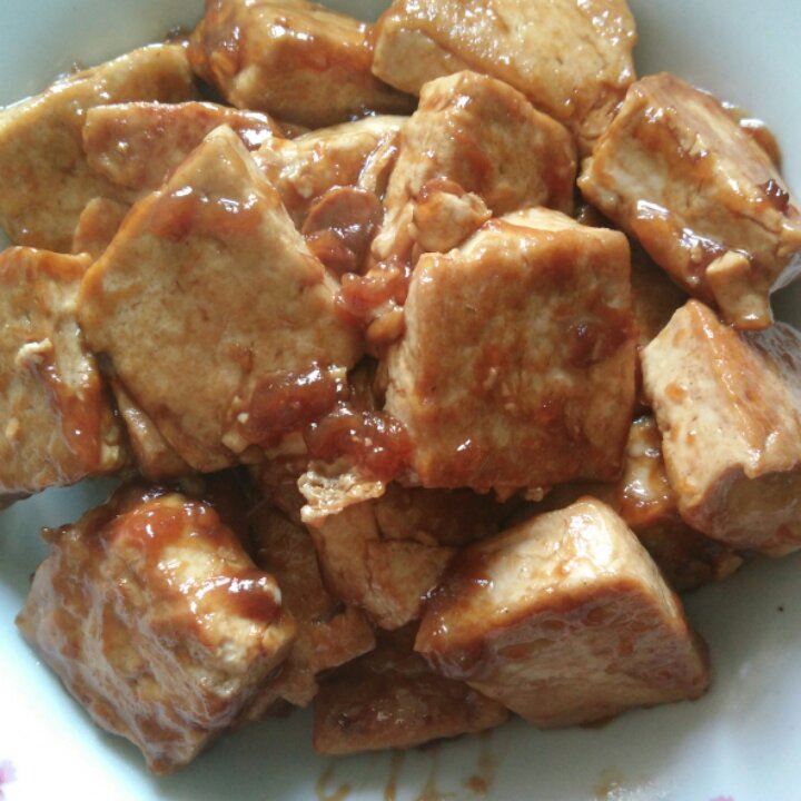 蚝油煎豆腐