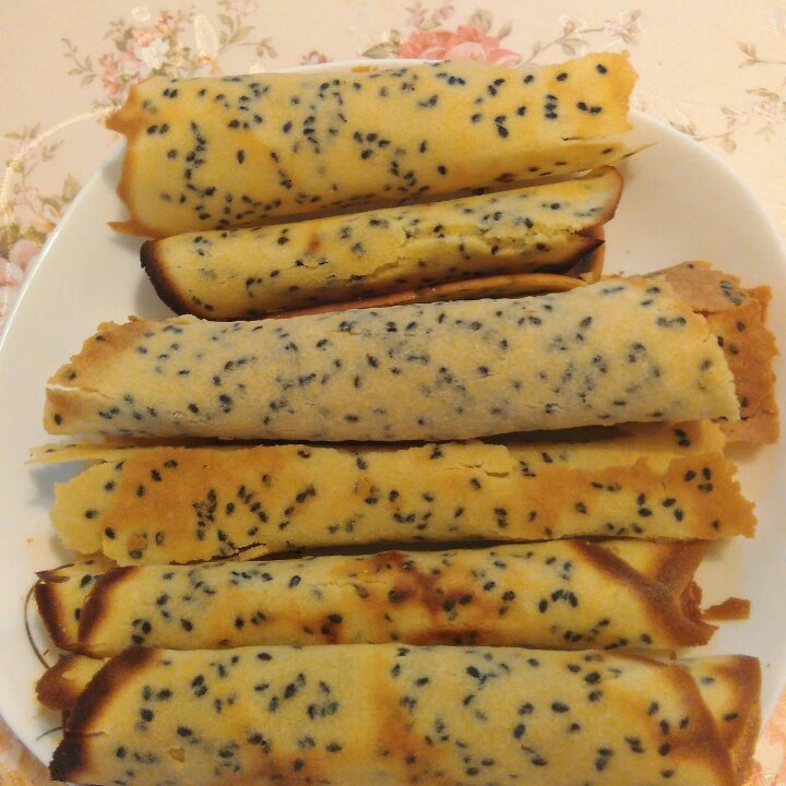 平底锅脆皮蛋卷