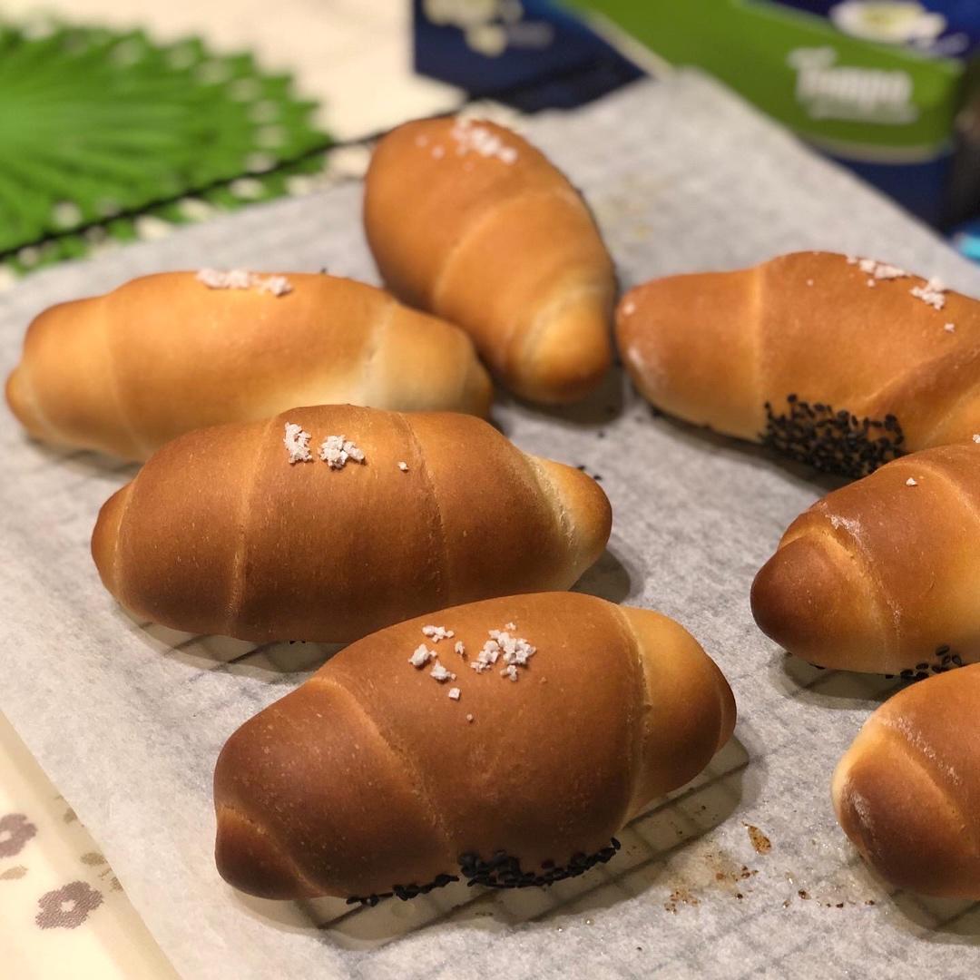 日式の盐可颂·盐面包..