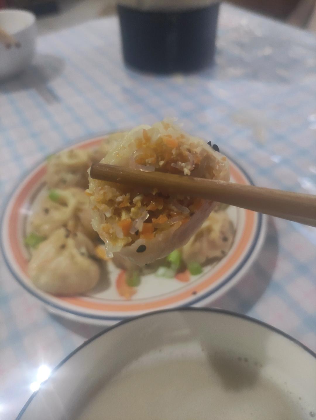饺子皮版生煎包