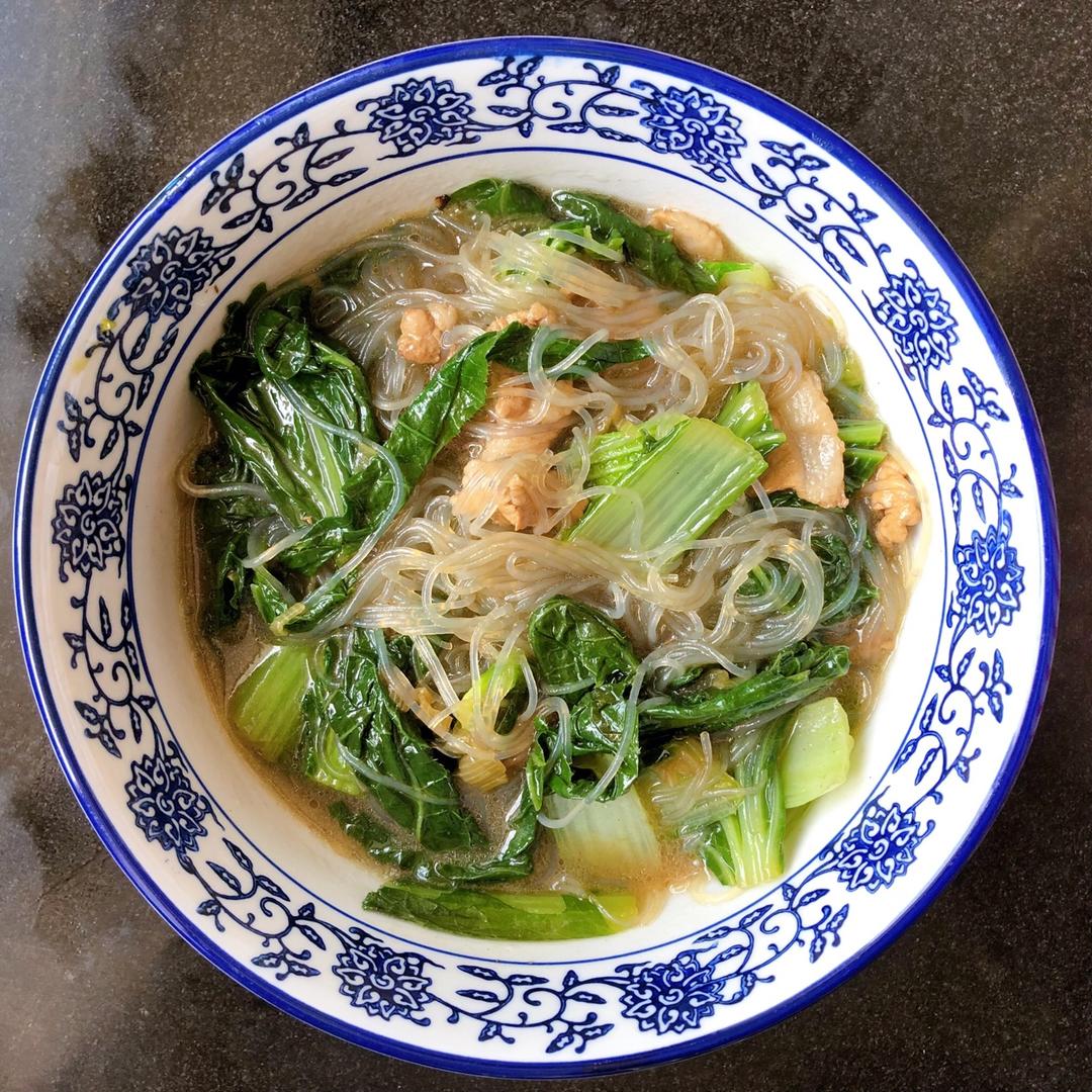 小白菜炖粉条