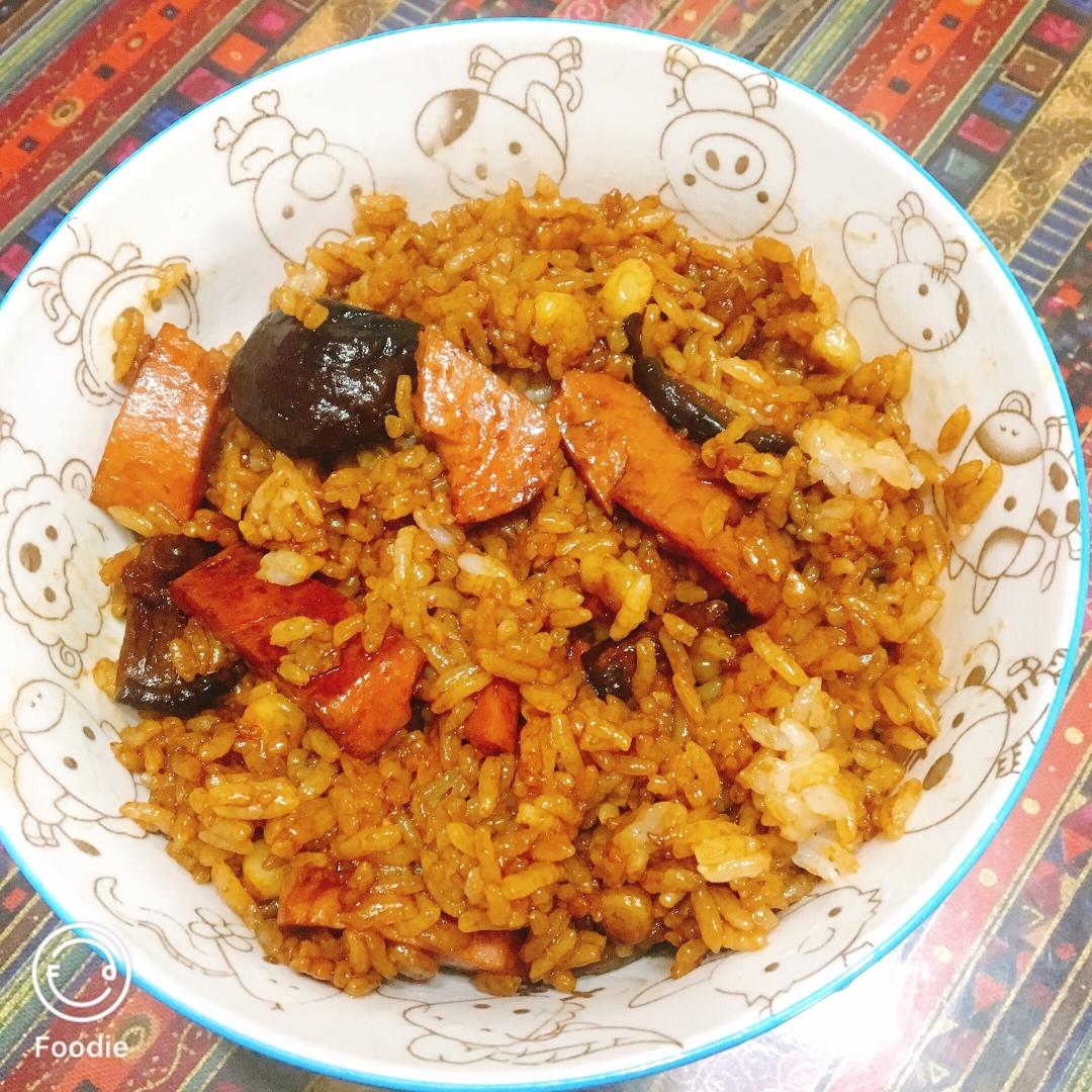 超开胃！香菇拌饭