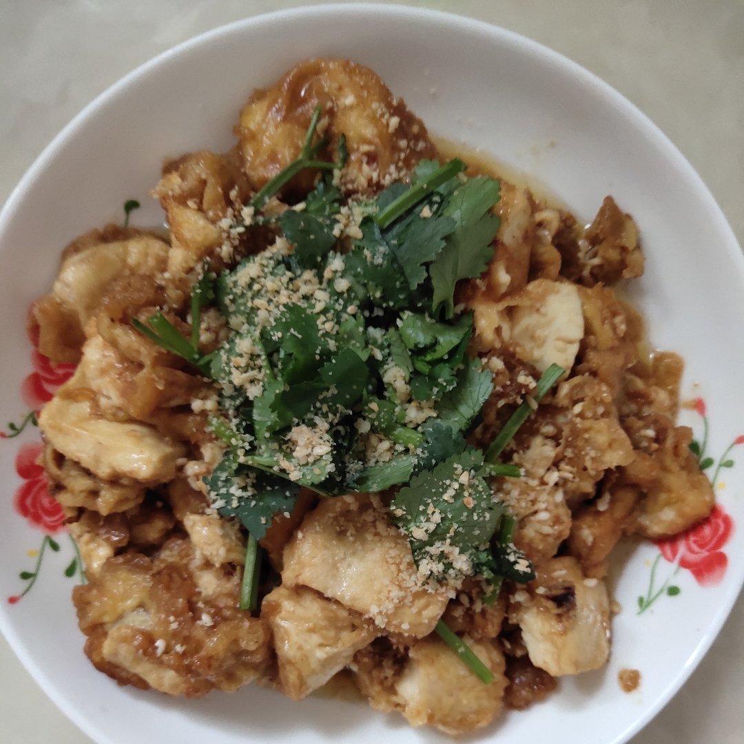 美味蚝油嫩豆腐