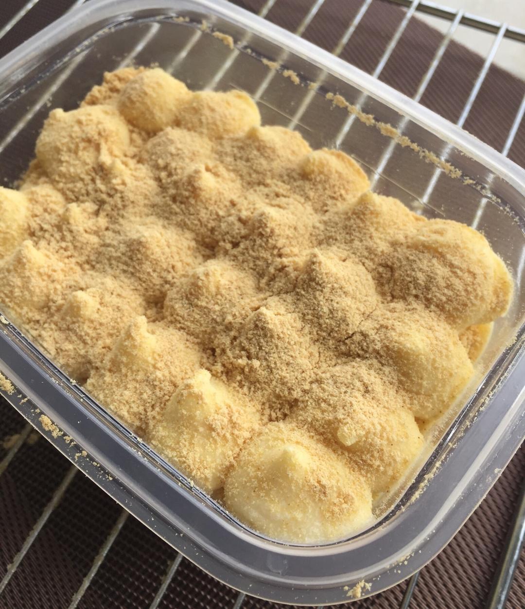 网红日式豆乳盒子蛋糕