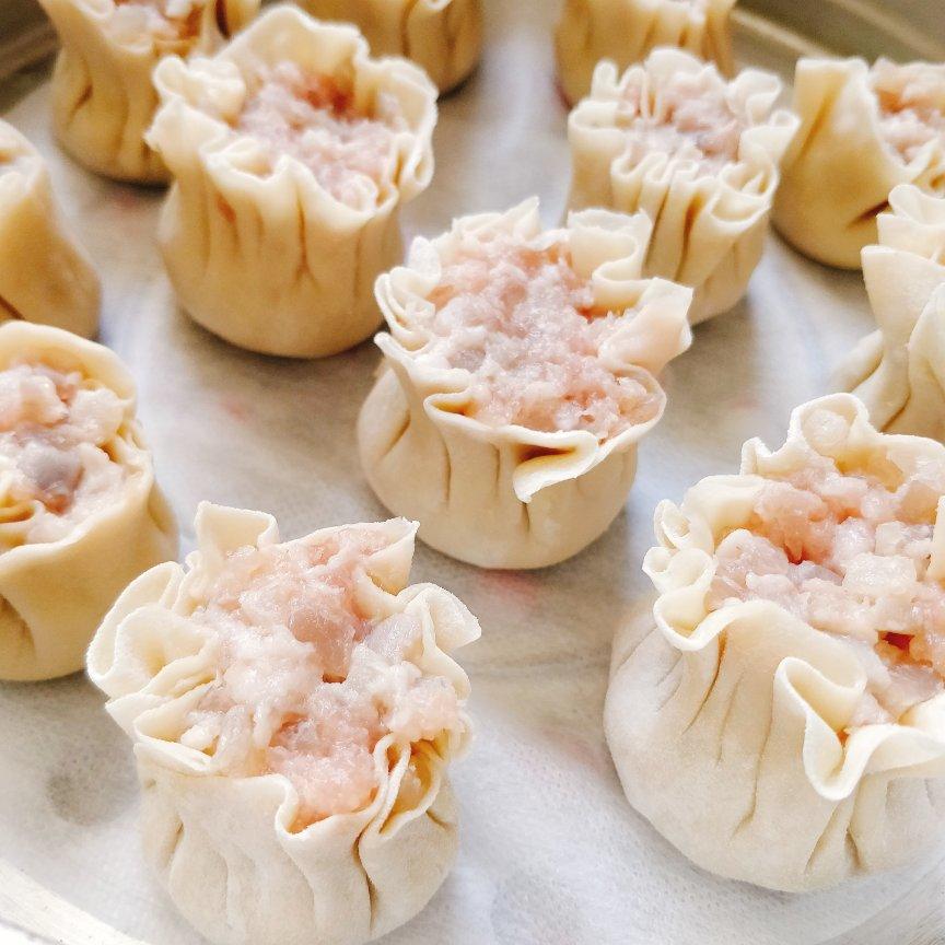 kris_i2to做的2种馅料下沙烧麦