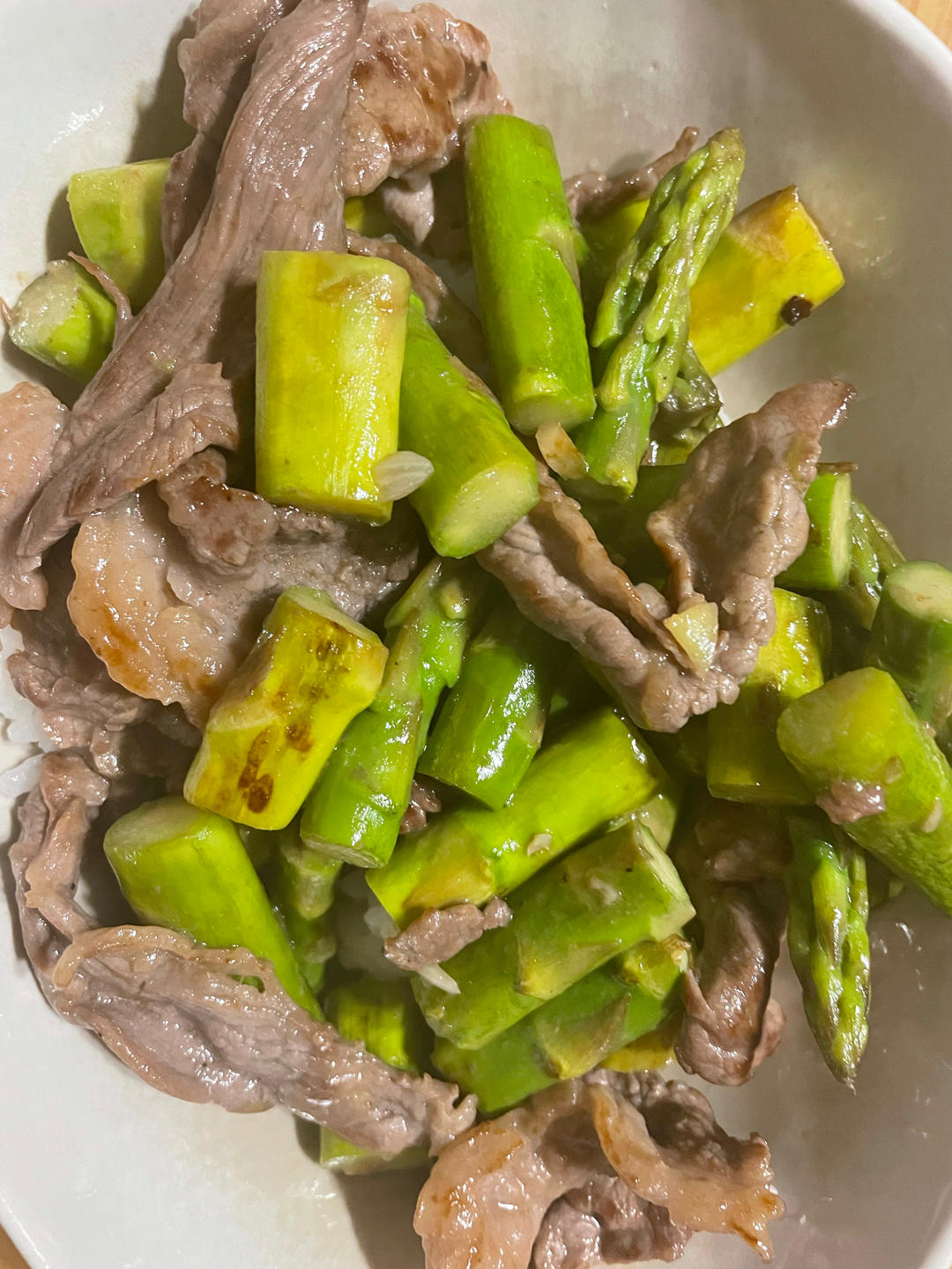 芦笋炒牛肉