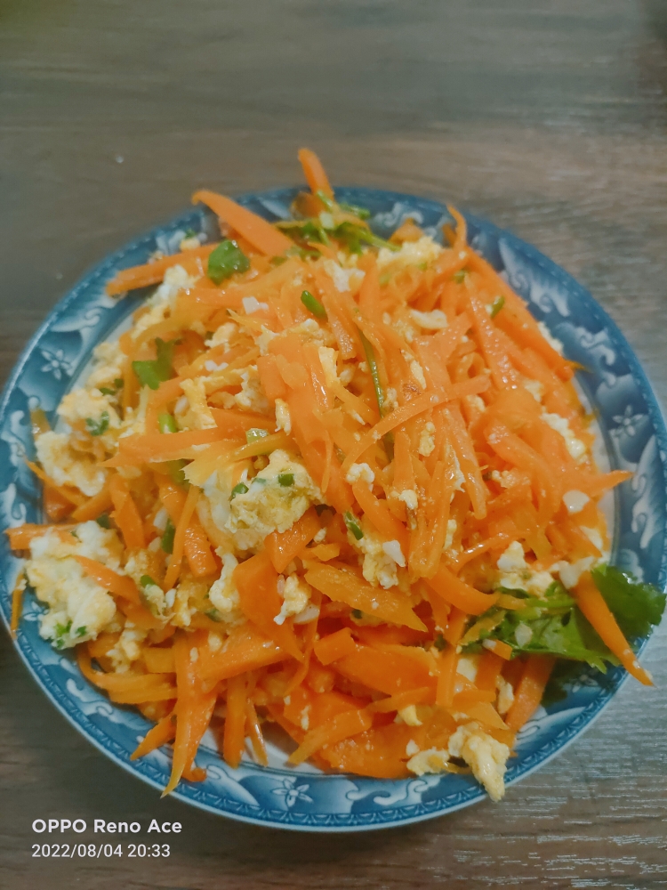 胡萝卜🥕炒蛋的做法